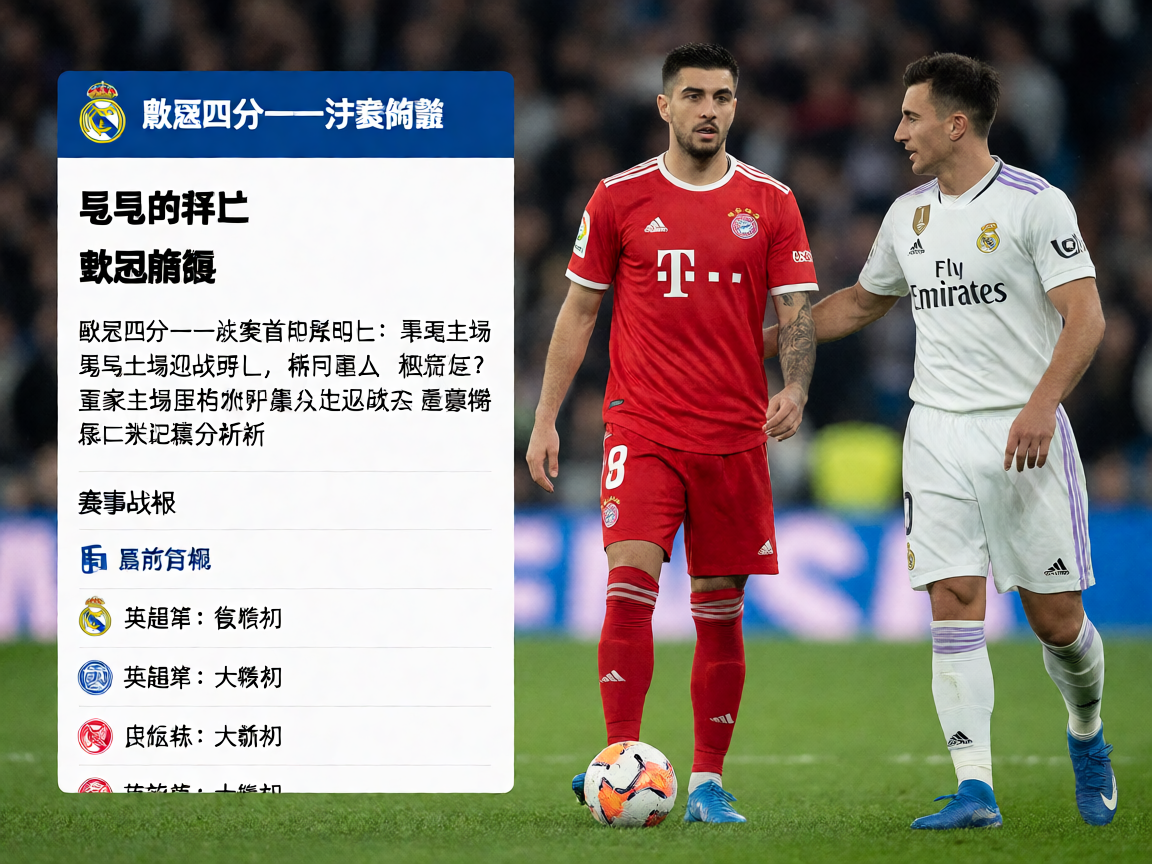 威尼斯wns885566欧冠四分之一决赛前瞻，皇马对阵拜仁